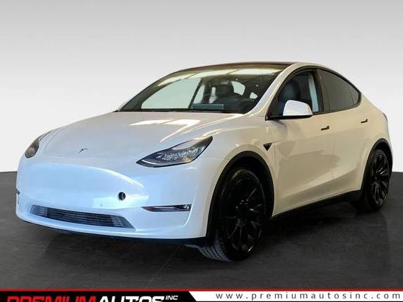TESLA MODEL Y 2021 5YJYGDEDXMF115004 image